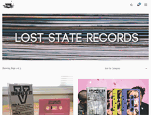 Tablet Screenshot of loststaterecords.com